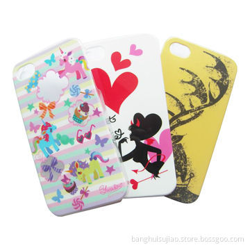 Beautiful Color Printing PC Cases for iPhone with IML Process, Different Colors/Designs Available